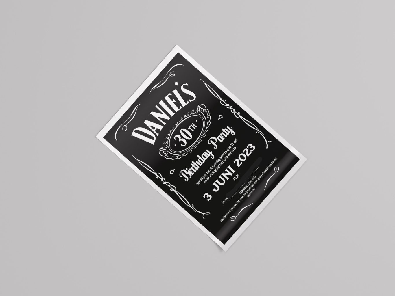 Grafisch ontwerp - uitnodiging